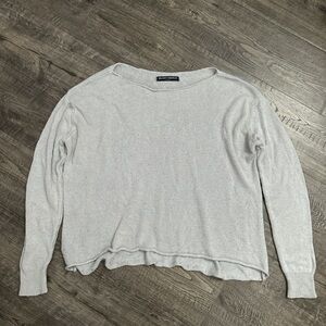 Oversized Brandy Melville light grey sweater